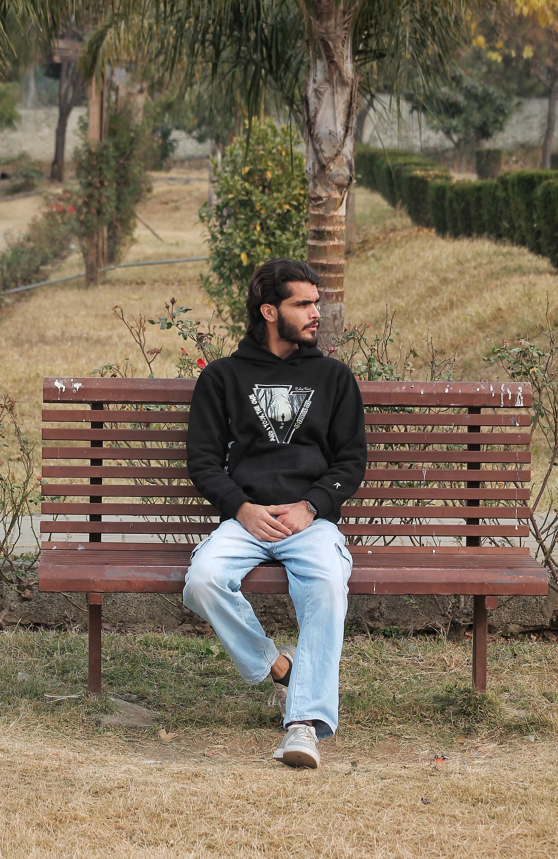 READY Premium Graphic Hoodie - Less Traveled Edition