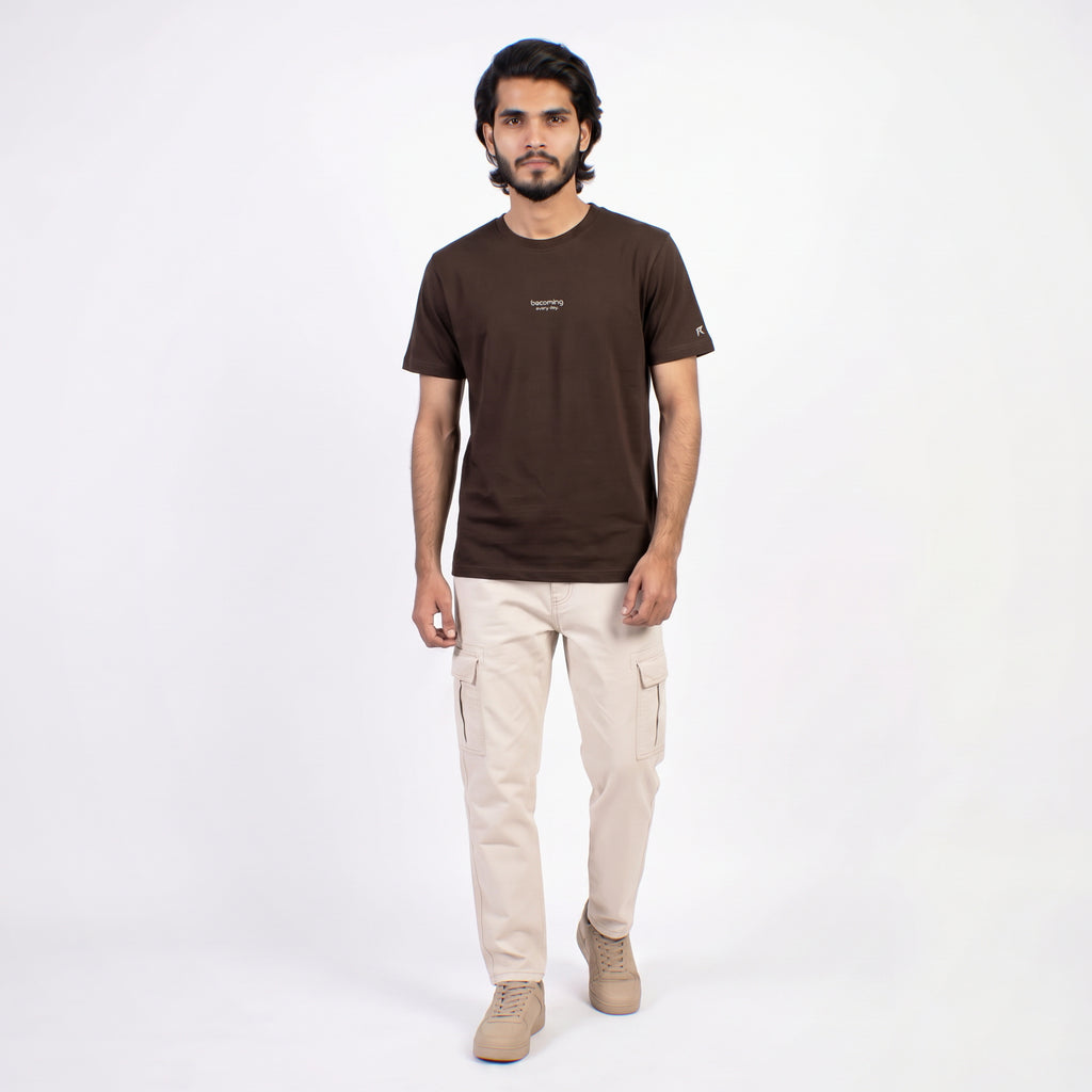 READY “Becoming Every Day” T-Shirt – Chocolate Brown