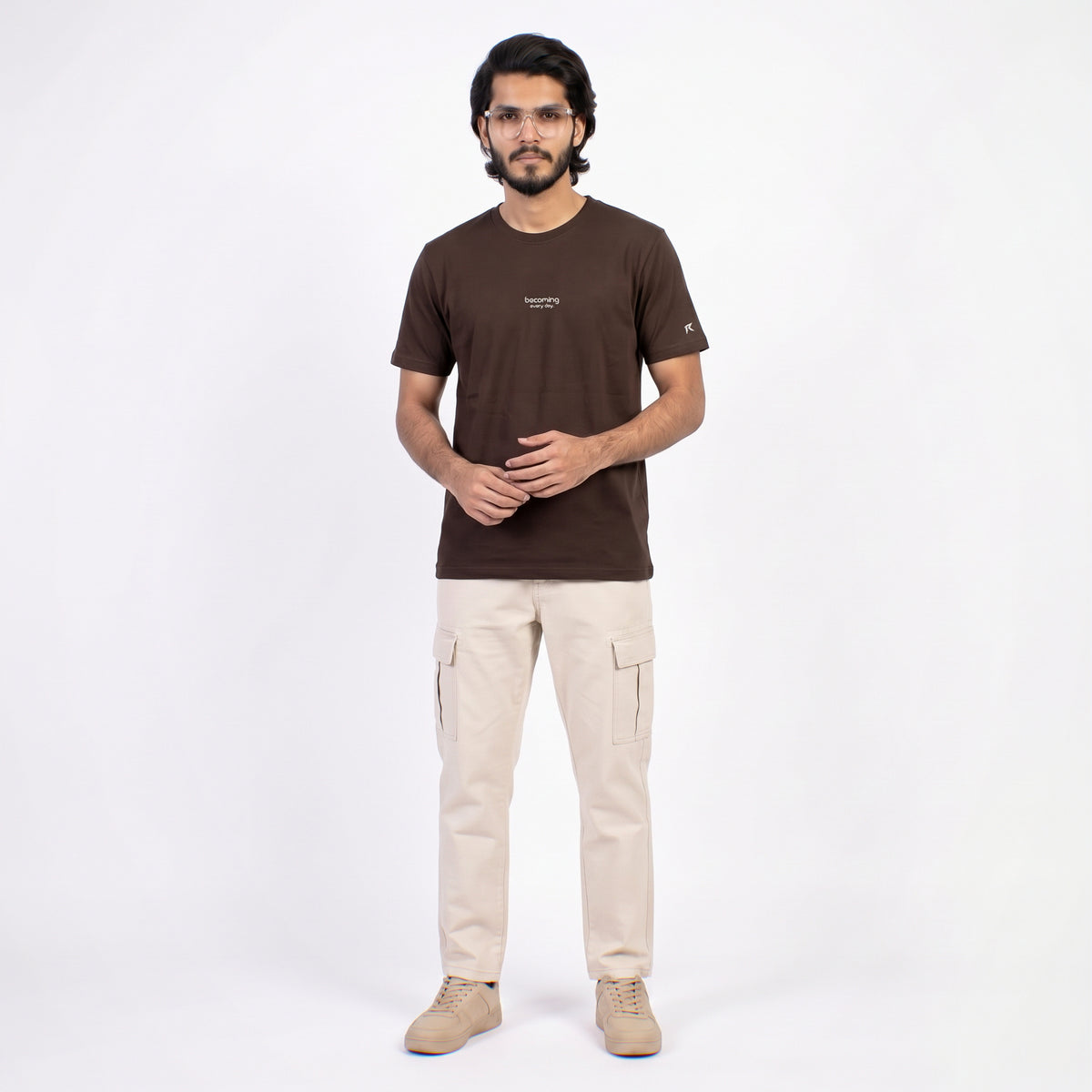 READY “Becoming Every Day” T-Shirt – Chocolate Brown