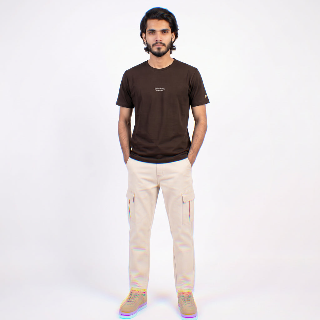 READY “Becoming Every Day” T-Shirt – Chocolate Brown
