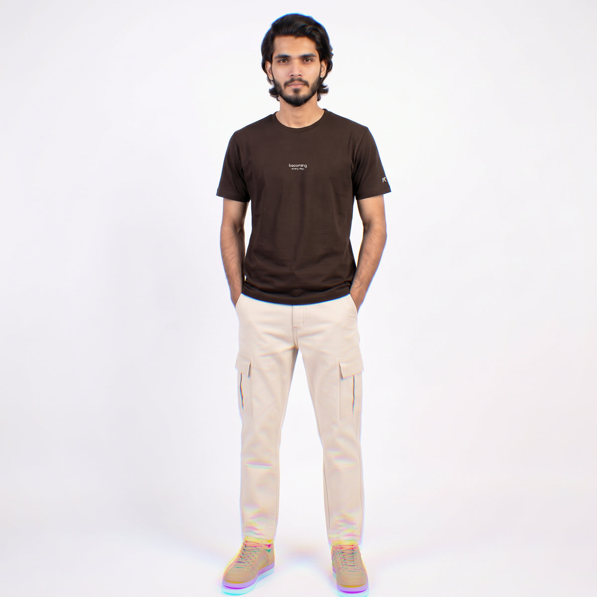 READY “Becoming Every Day” T-Shirt – Chocolate Brown
