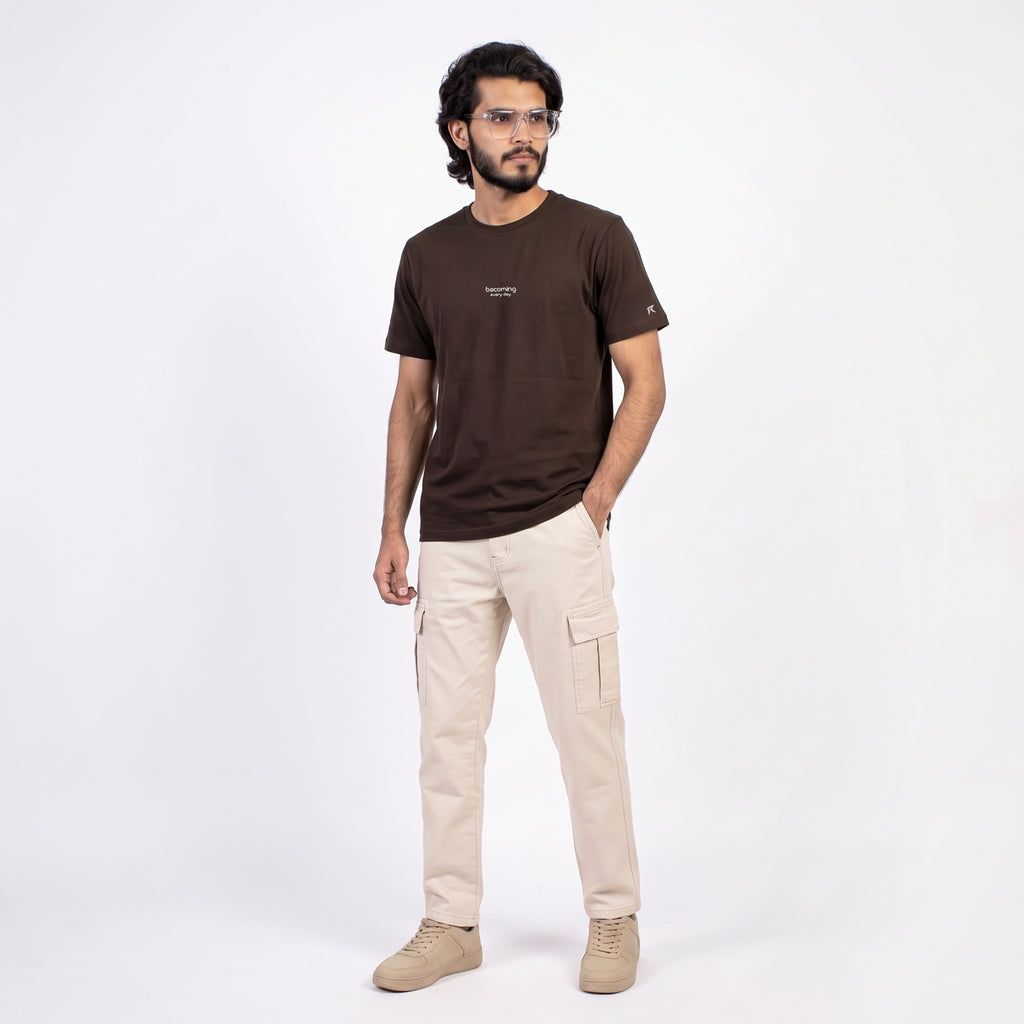 READY “Becoming Every Day” T-Shirt – Chocolate Brown