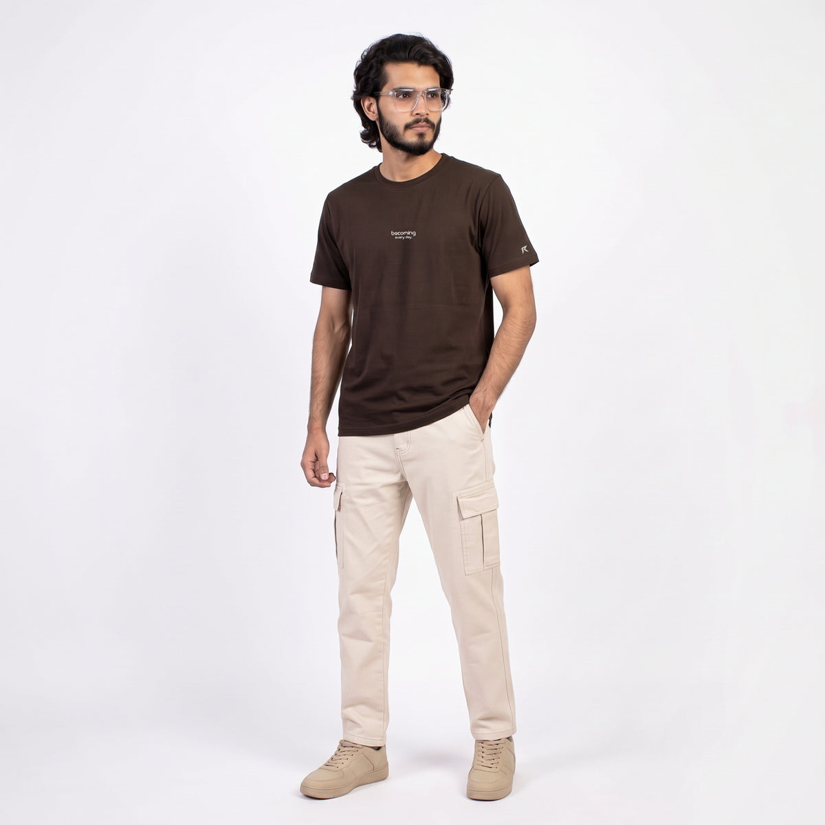 READY “Becoming Every Day” T-Shirt – Chocolate Brown