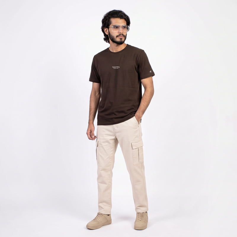 READY “Becoming Every Day” T-Shirt – Chocolate Brown