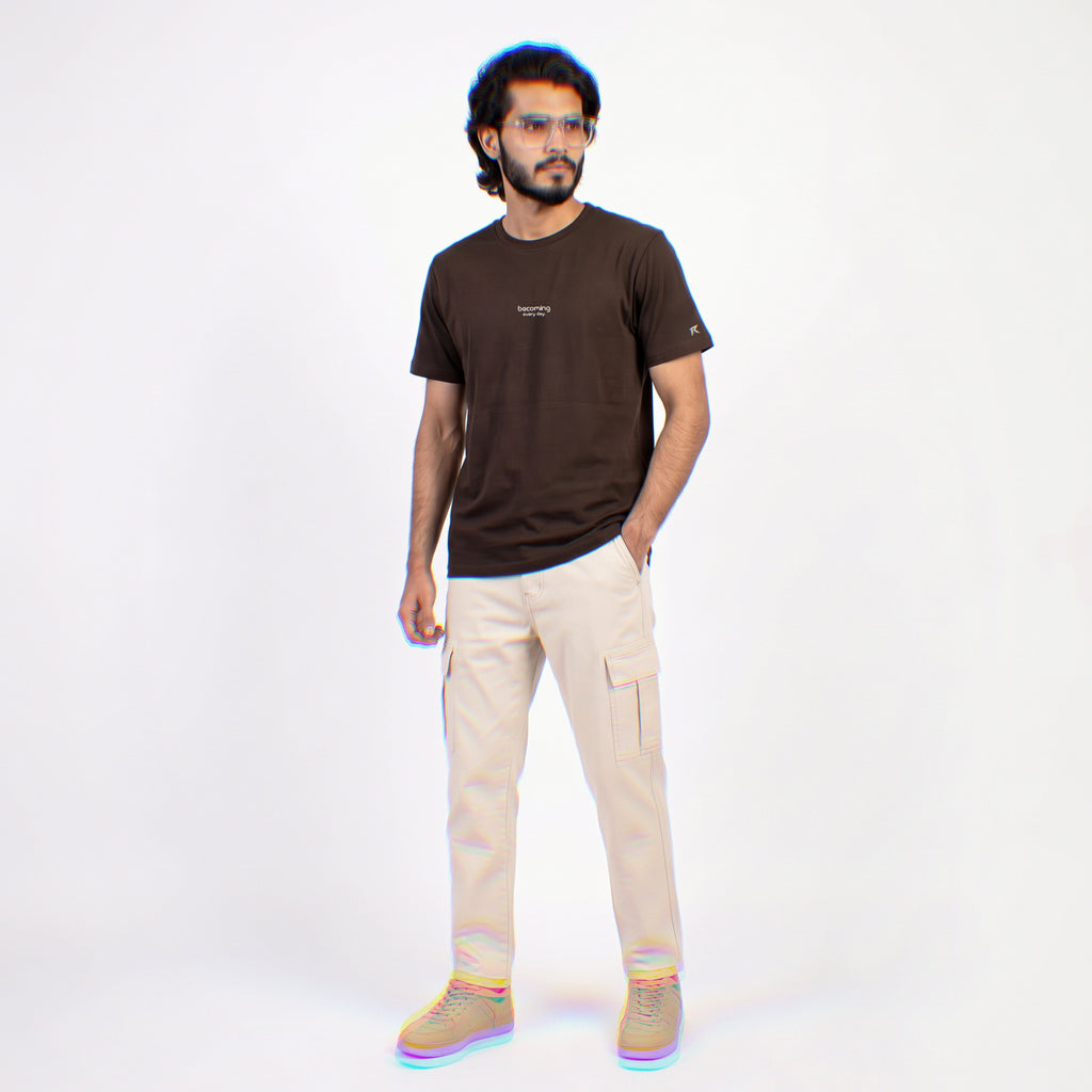 READY “Becoming Every Day” T-Shirt – Chocolate Brown